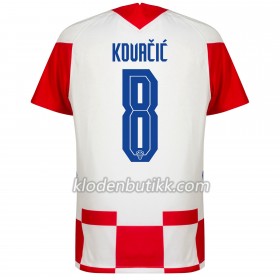 Kroatia Mateo Kovacic 8 Hjemme Fotballdrakt Euro 2020 Kortermet